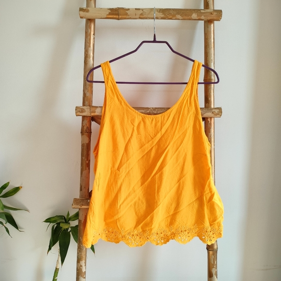 💚 Orange Broderie Anglaise Top - Picture 14 of 14